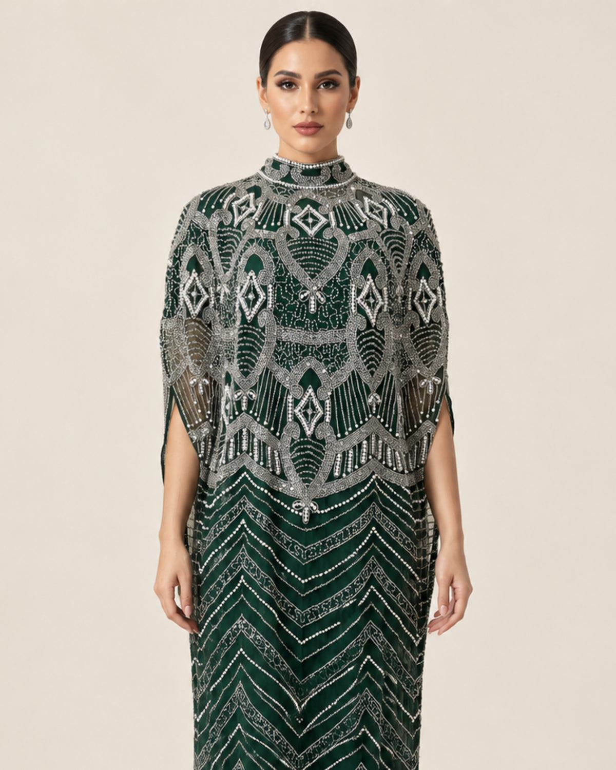 Zumurud Emerald Cashmere Kaftan