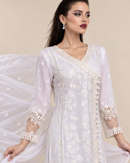 Ameera Pearl Chiffon Fustan