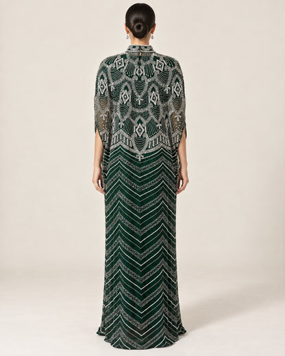 Zumurud Emerald Cashmere Kaftan