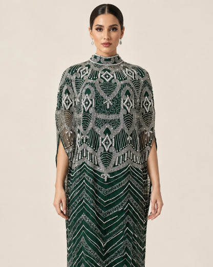 Zumurud Emerald Cashmere Kaftan