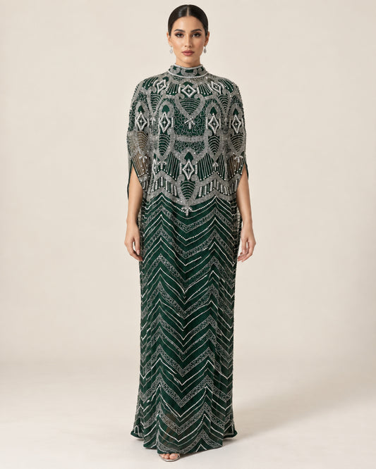 Zumurud Emerald Cashmere Kaftan