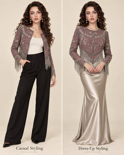 Moonlite Gold Fringe Jacket