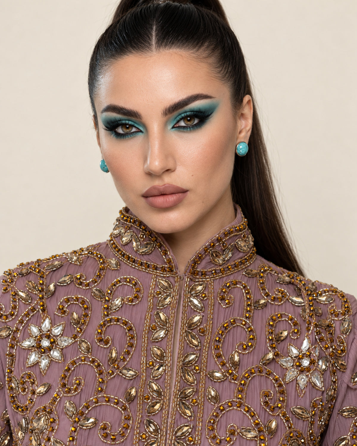 Mauve Muse Beaded Jacket