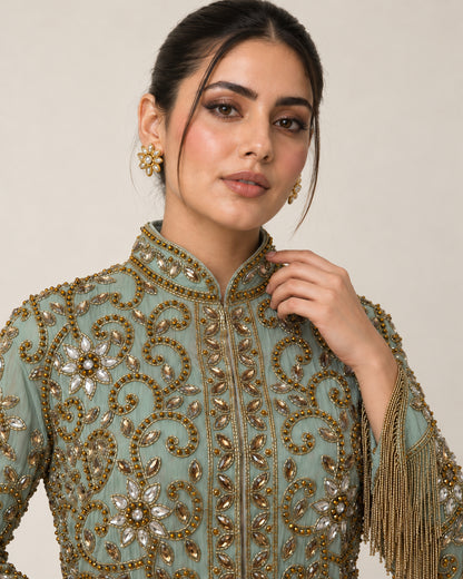 Mint Muse Beaded Jacket